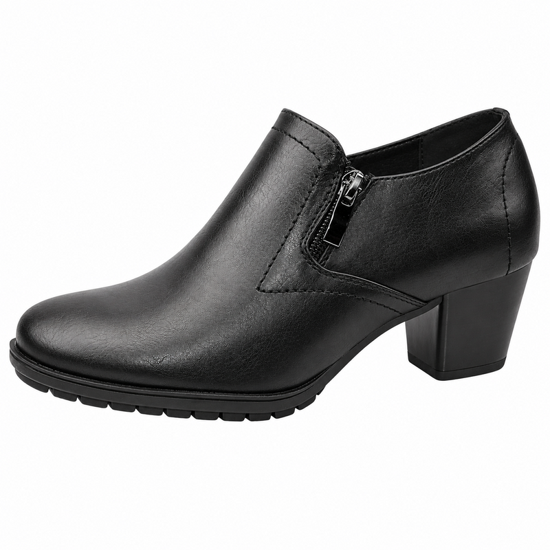 Women's High Cut Twin Zip Comfort Court Shoes