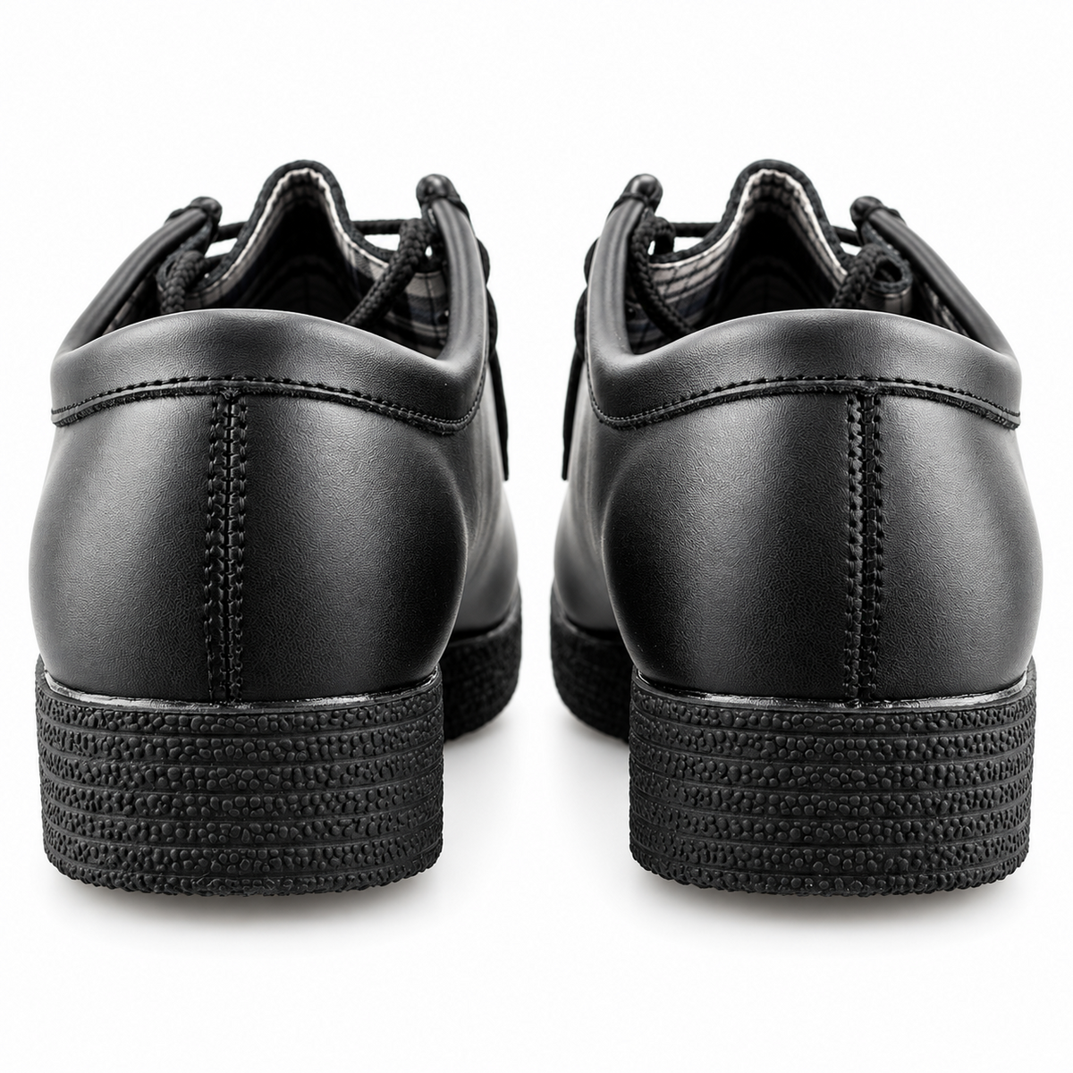Boys Kids Coated Action Leather School Shoes
