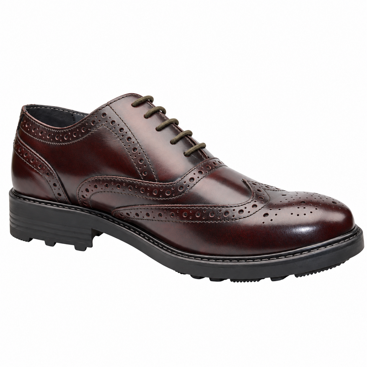 Men's Leather Brogue Oxford Smart Shoes