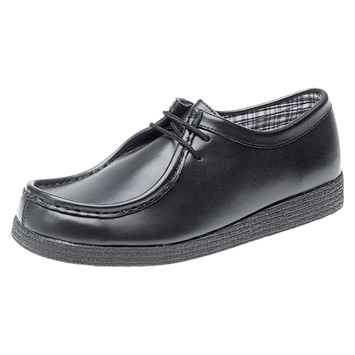 Boys Kids Coated Action Leather School Shoes