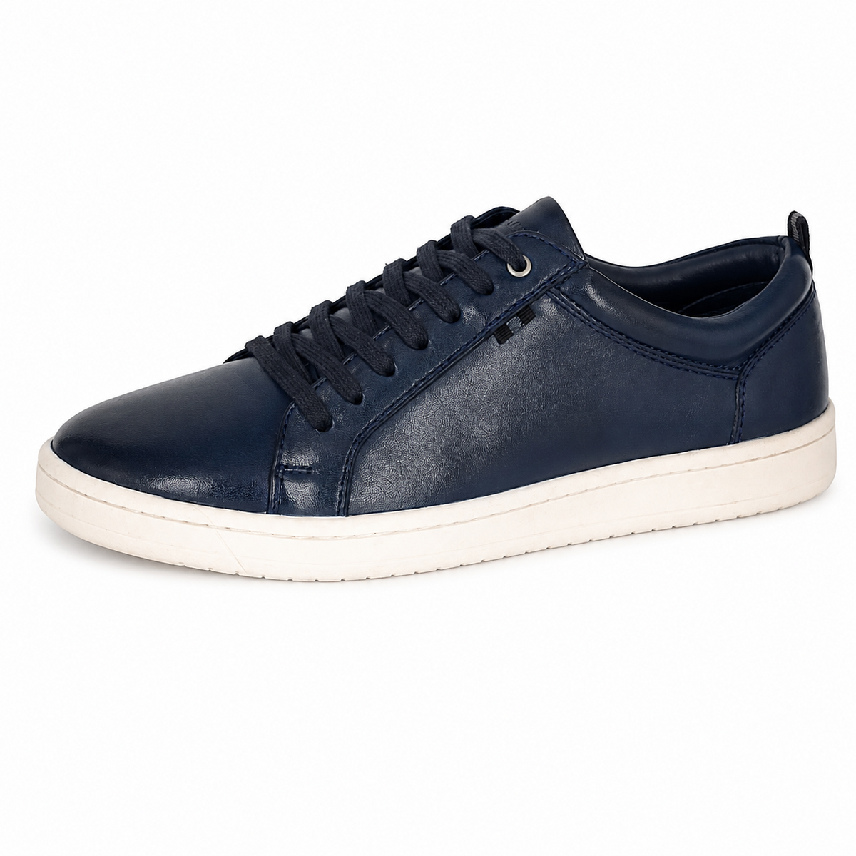 Men's Leather Lace-Up Casual Comfort Trainers