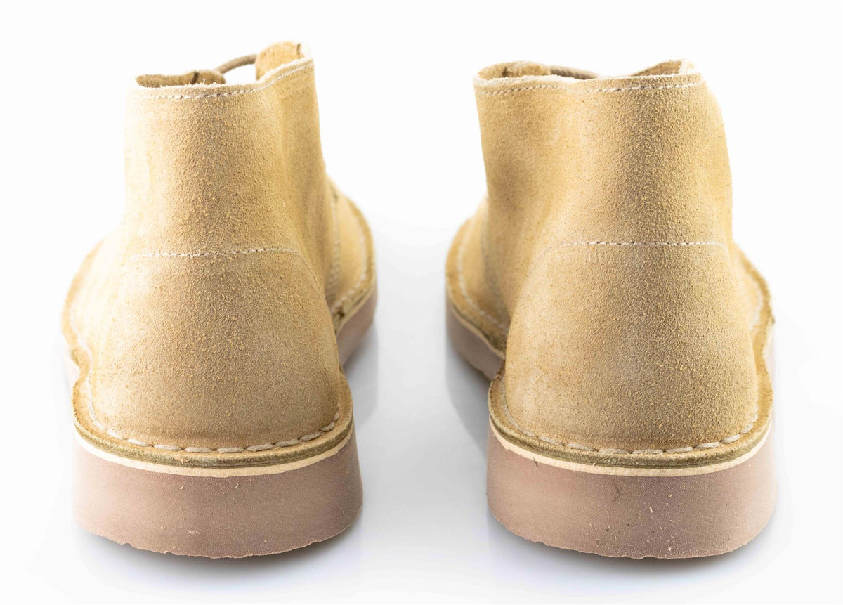 Men's Real Suede Lace Up Desert Ankle Boots