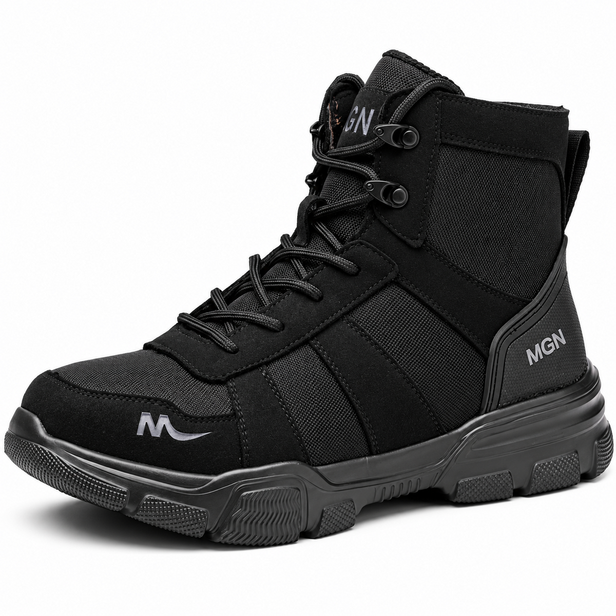 Men's Lightweight Fabric Safety Work Ankle Boots