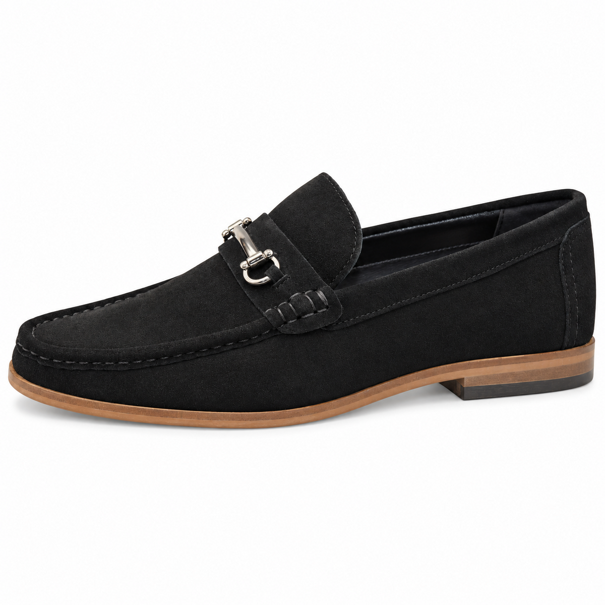 Men's Real Suede Slip-On Moccasin Casual Loafers