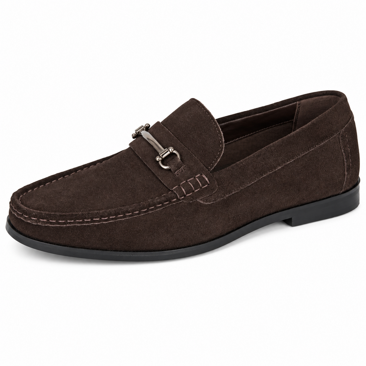 Men's Real Suede Slip-On Moccasin Casual Loafers