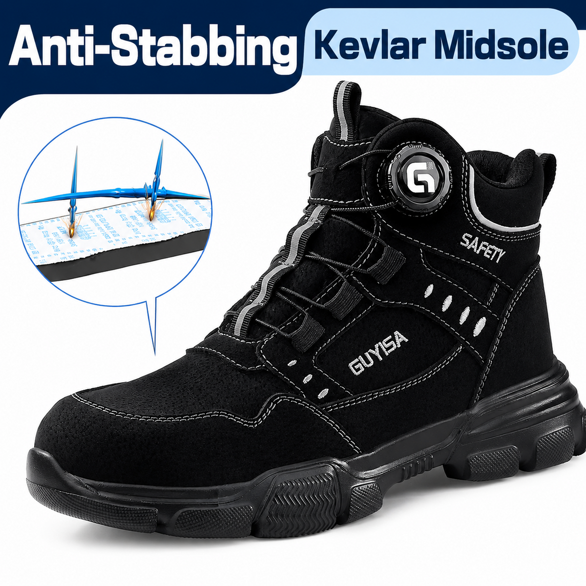 Men's Microfibre Steel Toe Safety Boots