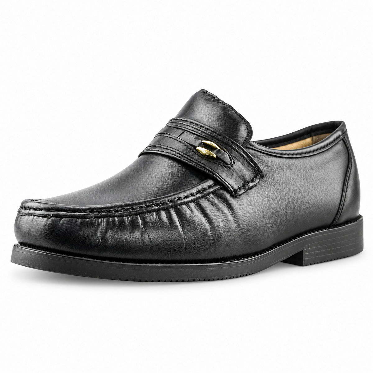 Mens Leather Wide Fit Smart Shoes
