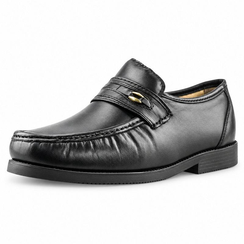 Mens Leather Wide Fit Smart Shoes