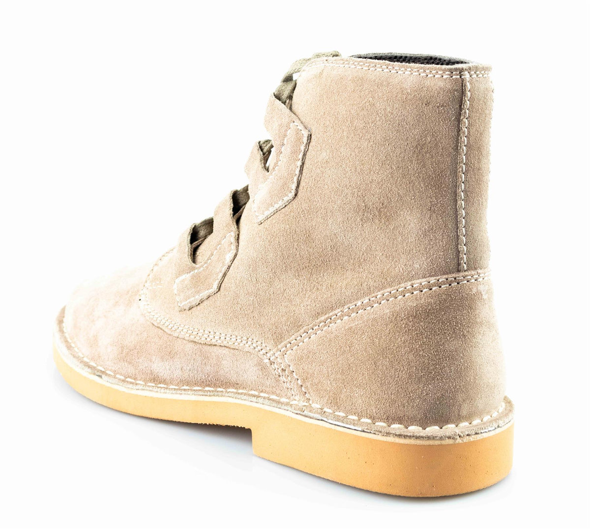 Men's Real Suede Ghillie Tie Desert Boots