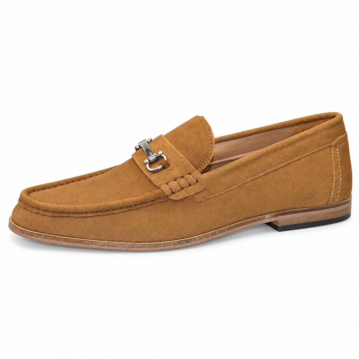 Men's Real Suede Slip-On Moccasin Casual Loafers