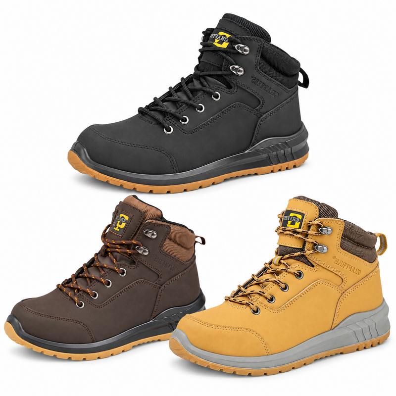 Mens Nubuck Action Leather Safety Boots