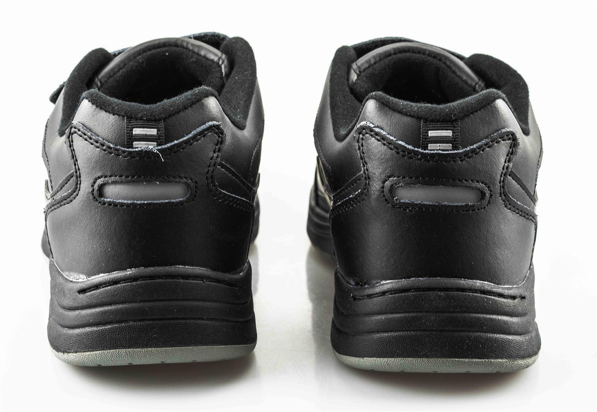Men's Fuller Fitting Coated Action Leather Touch Fastening Trainers