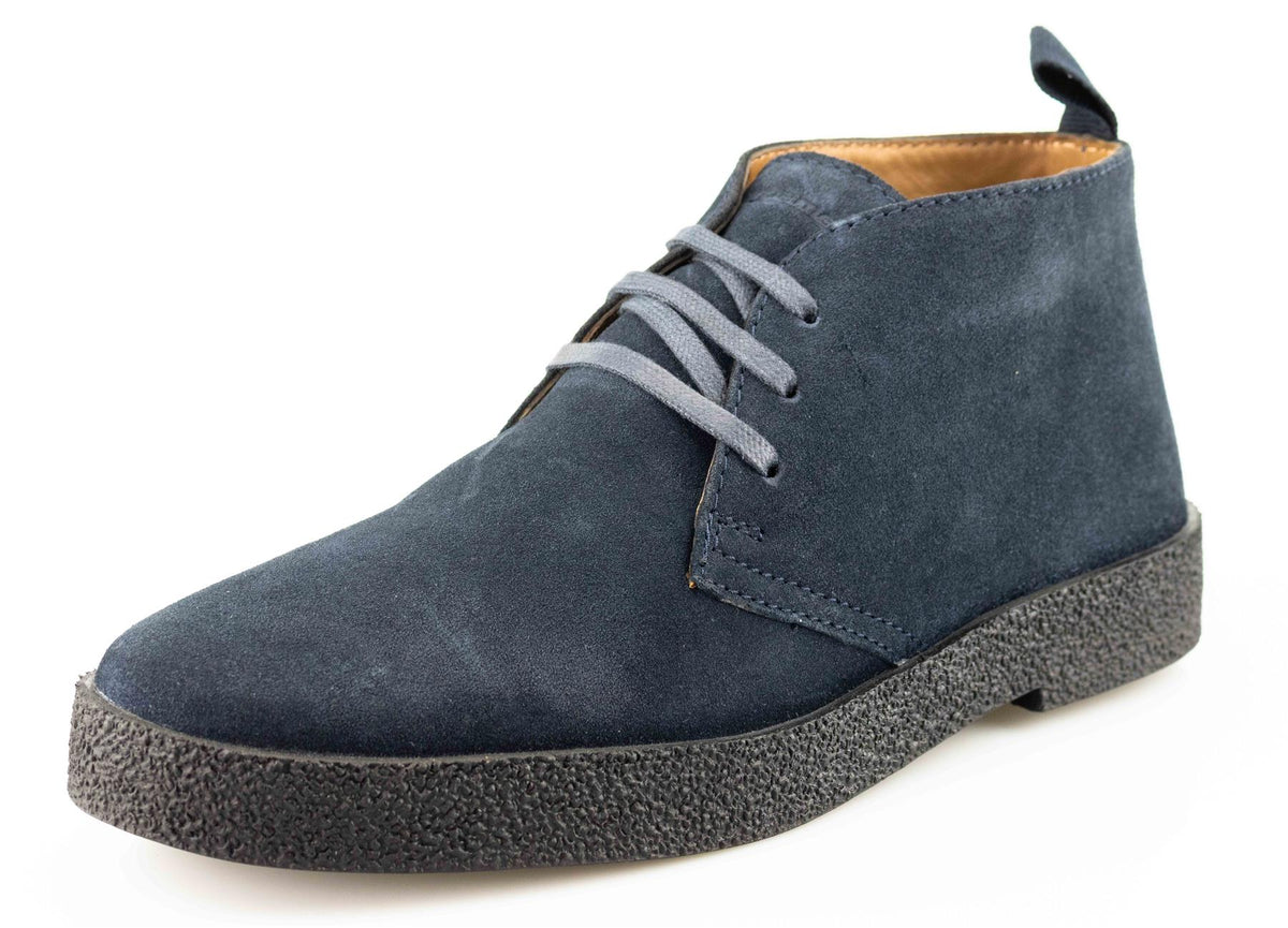 Men's Real Suede 3-Eyelet Desert Ankle Boots