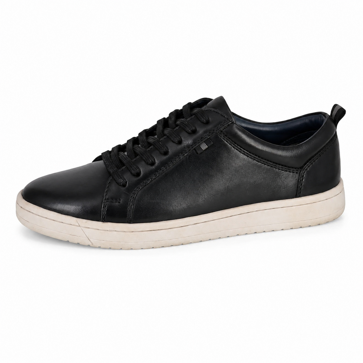 Men's Leather Lace-Up Casual Comfort Trainers