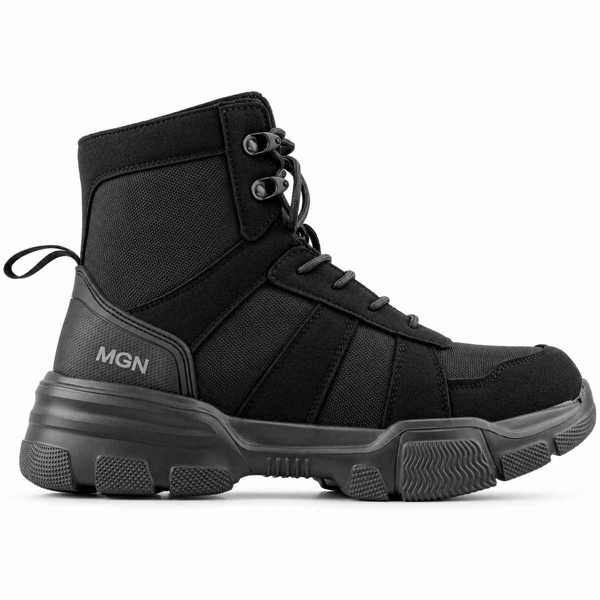 Men's Lightweight Fabric Safety Work Ankle Boots