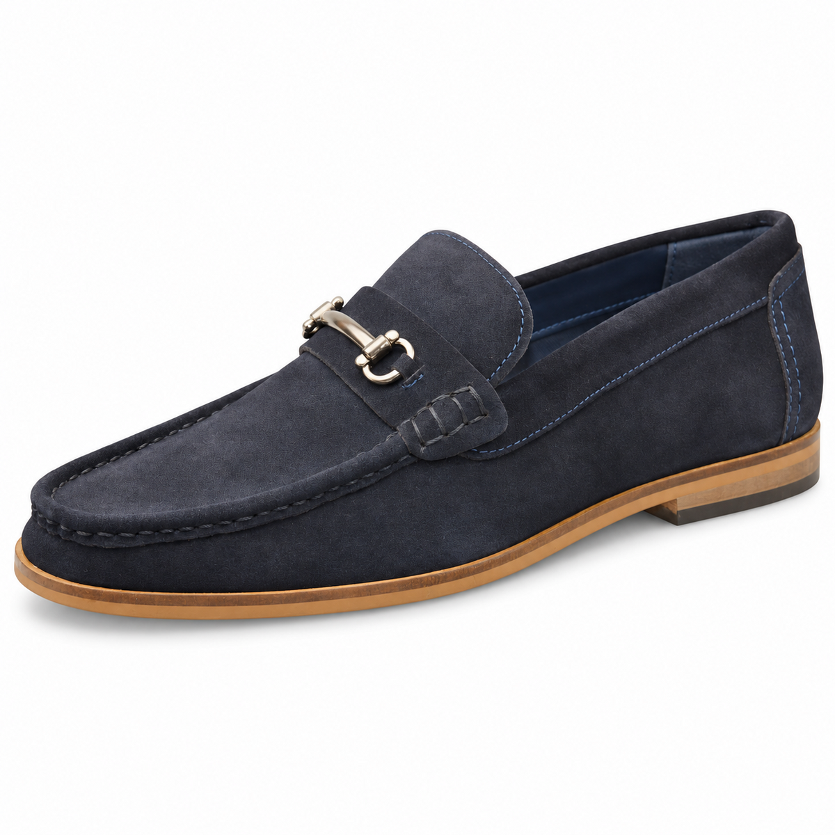 Men's Real Suede Slip-On Moccasin Casual Loafers