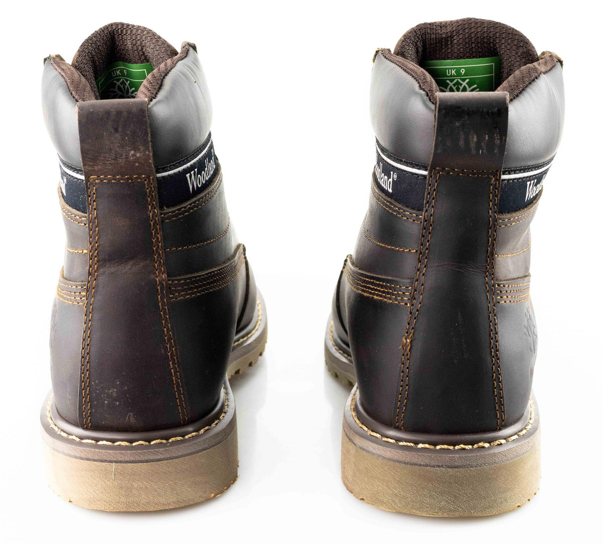 Men's Brown Crazy Horse Leather Hiking Boots