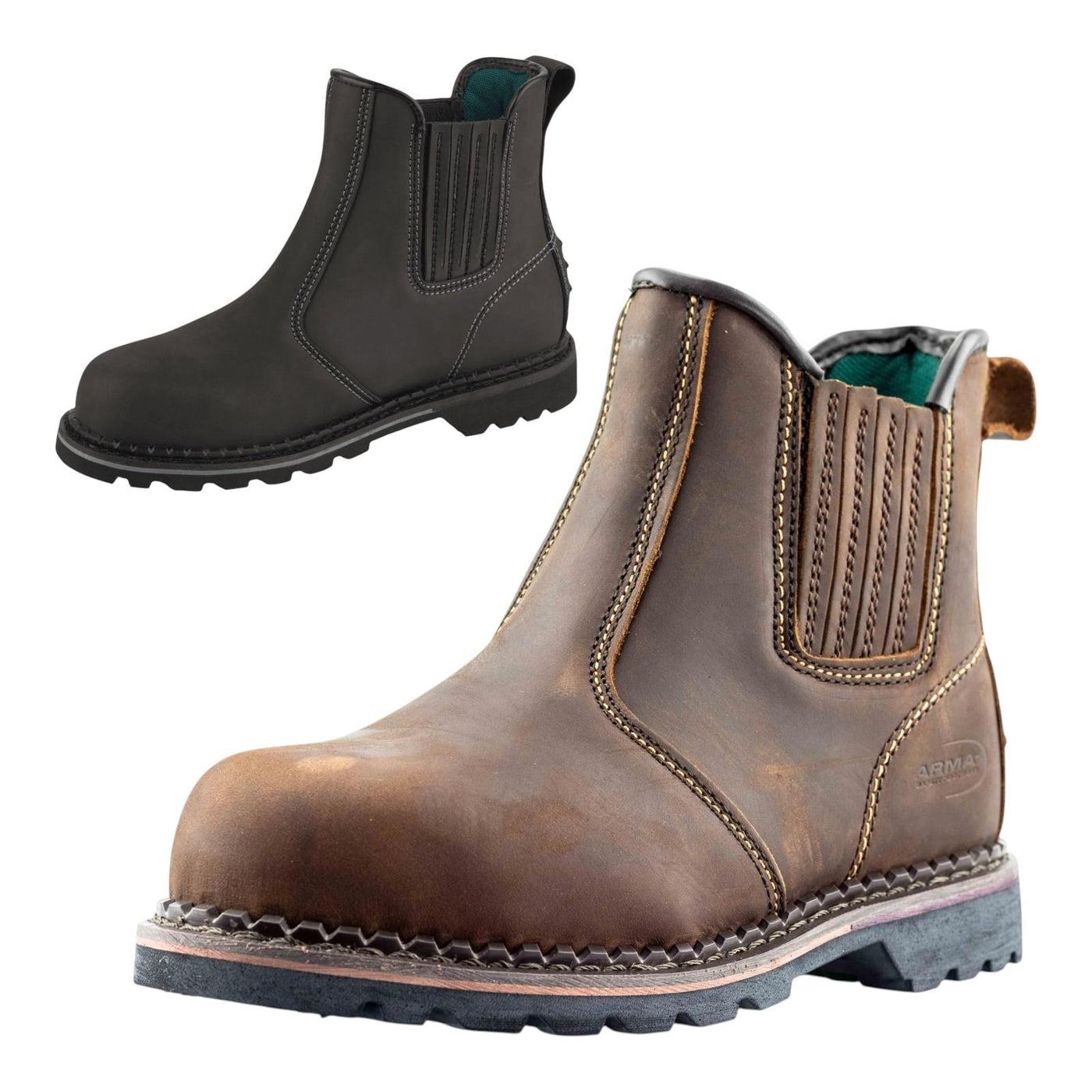 Mens Safety Chelsea Dealer Work Boots