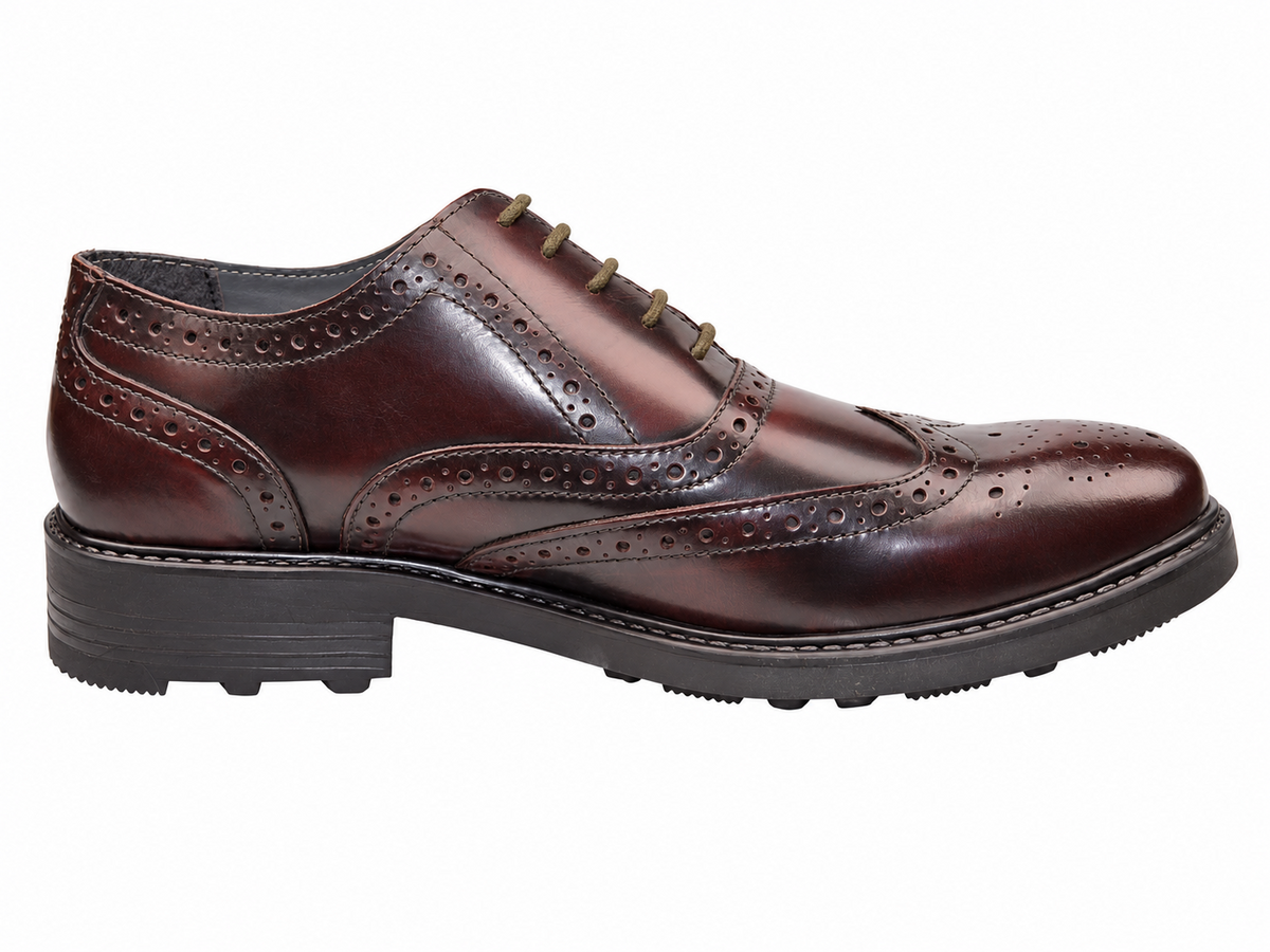 Men's Leather Brogue Oxford Smart Shoes