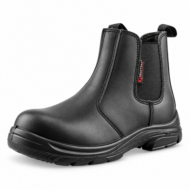 Mens Safety Wide EEEE Fit Chelsea Boots