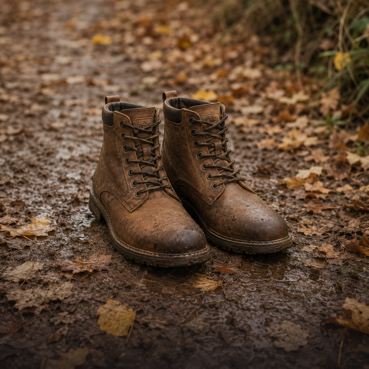 Mens brown outdoor boots